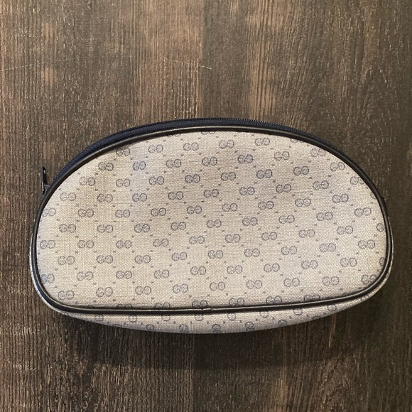 NWOT Vintage Gucci Zipper Pouch Clutch Wallet Italian Authentic - Picture 4 of 9